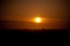 Der Sonnenuntergang heute von unserem Balkon aus. Fantastisch die Sonne zu sehen.