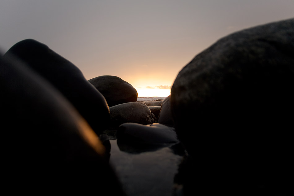Heute am Strand.