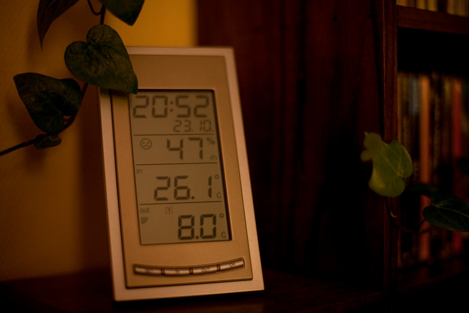 Ich sag euch, der Ofen war ne super Entscheidung. Sommerliche Temperaturen im Wohnzimmer.  :)