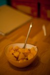 Zwischen Papierkrams gabs heute überraschend Stärkung von Anja: Milchreis.