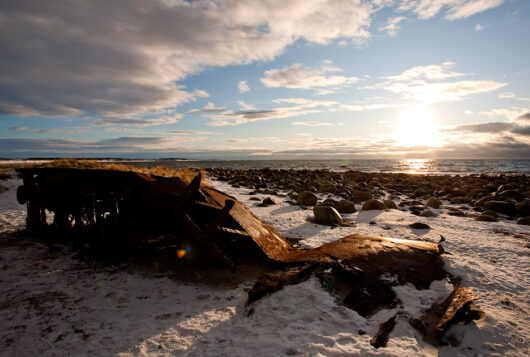 Orre-Strand, Weihnachten 2009. 