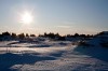 Winterspaziergang auf dem Berg hinterm Haus.