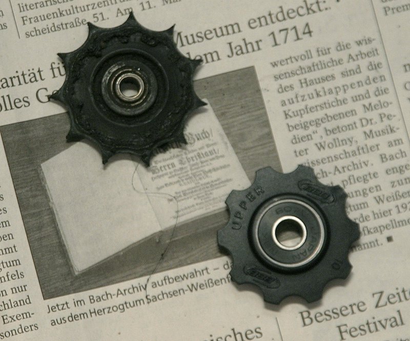Schalträdchen Alt und Neu