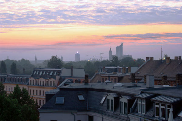 Dachblick von unserer WG.