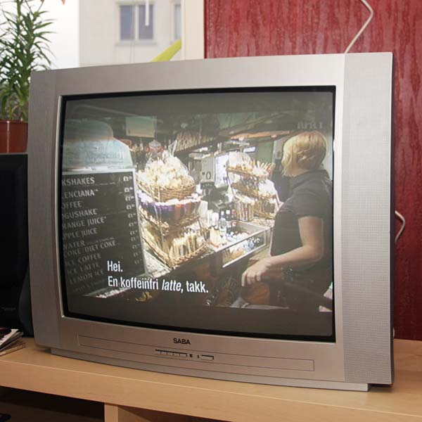 Unser Fernseher - geiler Luxusartikel für 3 Programme.