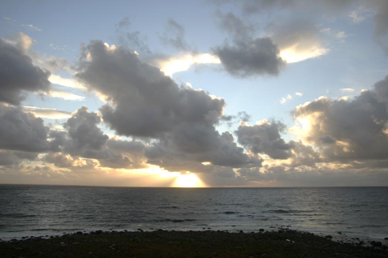 Sonnenuntergang.