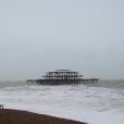 Brighton - eine der beiden Landungsbrücken. Die andere steht noch.