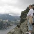 Der Preikestolen. Zwei Schritte nach vorn und es geht 604 m im freien Flug.