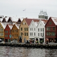 Zwischenstopp in Bergen. Die Bryggen, die sicherlich meist fotografierte HÃ¤user in Norwegen.